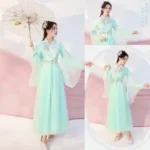 Hanfu Women's Ruqun (a type of traditional Chinese dress) - Fairy Pink, Fresh and Elegant, with Wide Sleeves - Original Ancient Costume Performance Costume - Image 2