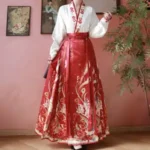 Moshengge Original Hanfu Women's Phoenix Arrival Dress Ming Dynasty Style Horse Face Skirt Set New Autumn and Winter Toasting Dress New Chinese Style