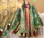 Plus-size Hanfu for women weighing up to 200 pounds, autumn and winter Chinese style embroidered and printed ancient costume Tang Dynasty style hezi skirt, super fairy-like and slimming. - Image 6