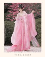 Yi Hanxi Original Hanfu for Women: Tang Dynasty Style High-Cut Ruqun with Wide Sleeves - Fresh and Suitable for Spring and Summer - Image 9