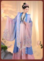 Chang Yunxi - Qing Ping Yue Song Dynasty Style Xiapei Hanfu Women's Authentic Original Open-Front Long Gown and Waist-Length Ruqun Chinese Style Summer - Image 9