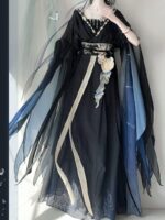 Fengxi Pavilion Original Hanfu [Mo Li] Women's Wei Jin Northern and Southern Dynasties Super Fairy Broken Sleeve Embroidered Waist-Length Spring and Summer Best Friend Outfit - Image 5