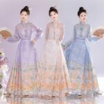 Yingyulanyi Original 【Goddess】Ming Dynasty Style Horse Face Skirt Printed Thin Modified Commuter Spring/Summer Set for Everyday Wear - Image 3