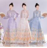 Yingyulanyi Original 【Goddess】Ming Dynasty Style Horse Face Skirt Printed Thin Modified Commuter Spring/Summer Set for Everyday Wear - Image 2