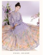 Yingyulanyi Original 【Goddess】Ming Dynasty Style Horse Face Skirt Printed Thin Modified Commuter Spring/Summer Set for Everyday Wear - Image 8