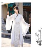 Original Hanfu Men's Clothing Chinese Style Ancient Costume Martial Arts Fantasy Dark Cool Hanfu Cross-collar Robe Film and Television Cosplay Costume - Image 6