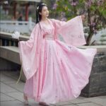 The red crane-patterned waist-length ruqun (a type of traditional Chinese dress) is incredibly elegant and ethereal. - Image 6
