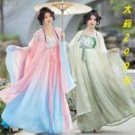 Plus-size Hanfu for 200-pound women, full set for plus-size women up to 300-pound women, original embroidery for chubby girls. - Image 3
