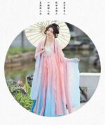 Plus-size Hanfu for 200-pound women, full set for plus-size women up to 300-pound women, original embroidery for chubby girls. - Image 2