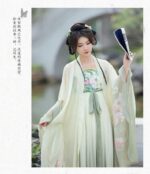 Plus-size Hanfu for 200-pound women, full set for plus-size women up to 300-pound women, original embroidery for chubby girls. - Image 7